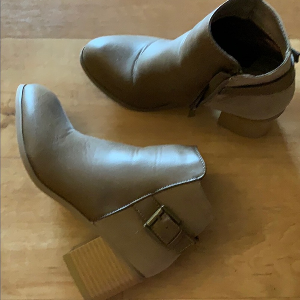 Brown booties